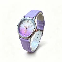 UTHAI CQ28 Casual and Fashionable Women's Watch with Luminous Faux Leather Strap, Quartz Watch, Elegant Cat Clock