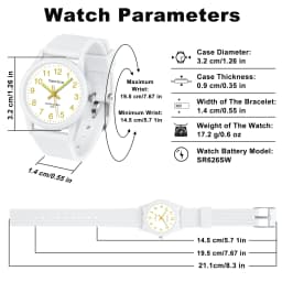 Kids Analog Watch Boys Girls Fashion Silicone Strap Quartz Watches Children Kids Students Digital Cool Waterproof Clocks