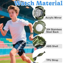 Socico Student Sport Watches For Kids Colorful Electronic Watches 50M Waterproof Clock Children Digital Watch For Boys Girls