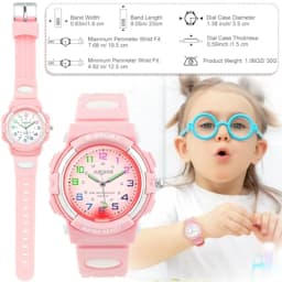 Socico Luminous Hands Boys Girls Fashion Camouflage Quartz Watches Children Kids Students Digital Cool Waterproof Clocks