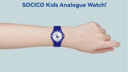 Socico Children's Watch Simple Digital Quartz Watches Casual Sports Purple Silicone Girls Clock Gift Wristwatch
