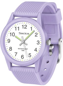 SOCICO Kids Watch Fashion Quartz Boys and Girls Silicone Strap Students Wrist Watch Student Clock Gift
