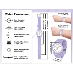 SOCICO Kids Watch Fashion Quartz Boys and Girls Silicone Strap Students Wrist Watch Student Clock Gift