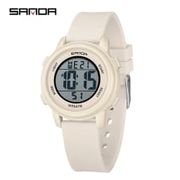 SANDA 9518 New Digital Watch Men Women Sport Wristwatch Top Brand Luxury LED Stopwatch Waterproof Male Girl Electronic Clock