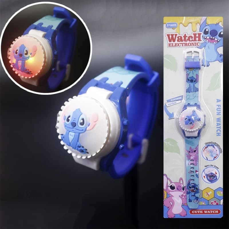 Fashionable cartoon children's watches, boys and girls' toy watches with lights, cute watches suitable for holiday gifts
