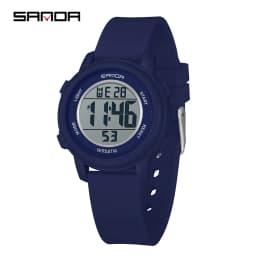 SANDA 9518 New Digital Watch Men Women Sport Wristwatch Top Brand Luxury LED Stopwatch Waterproof Male Girl Electronic Clock
