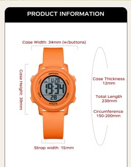 SANDA 9518 New Digital Watch Men Women Sport Wristwatch Top Brand Luxury LED Stopwatch Waterproof Male Girl Electronic Clock