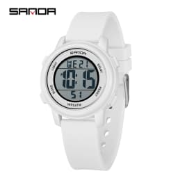 SANDA 9518 New Digital Watch Men Women Sport Wristwatch Top Brand Luxury LED Stopwatch Waterproof Male Girl Electronic Clock