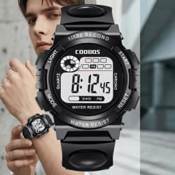 Multifunctional Digital Watch For Kids Boys Girls 30M Waterproof Sport LED Electronic Wristwatch Fashion Luminous Children Watch