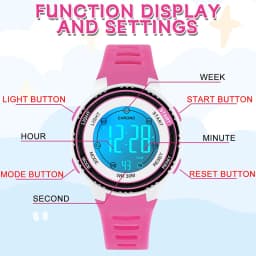 Children Watch Sport Kids Watches Silicone Strap Waterproof Digital Watch For Kid Children Student Girl Boy Wristwatch Clock