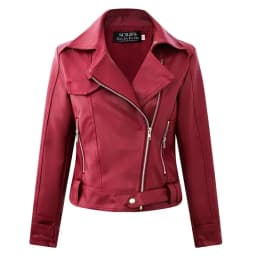 Women's Motorcycle Leather Jacket Fashion New 2025 Spring Autumn Coat Top Slim Versatile PU  Leather Outerwear Female Coat