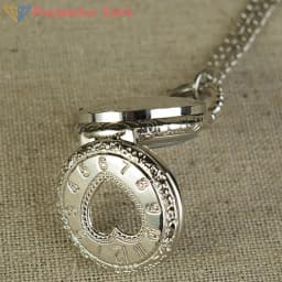 Hot Sale Women Vintage Pocket Watch Quartz Portable Hollow Out 1 Circular Design with Stylish 80cm Chain for Daily Party