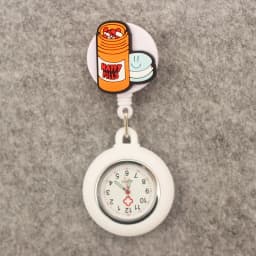 New Cute Nurse Doctor Retractable Pocket Watches Hospital Medical Supplies Badge Reel Ambulance Syringe Clips Watches