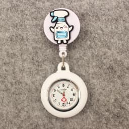 New Cute Nurse Doctor Retractable Pocket Watches Hospital Medical Supplies Badge Reel Ambulance Syringe Clips Watches