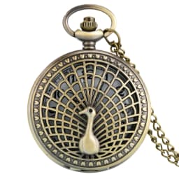 Hot Vintage Quartz Analog Pocket Watch Gift Unisex Arabic Numerals Dial Retro Pendant Necklace Pendant Clock Women Timepiece