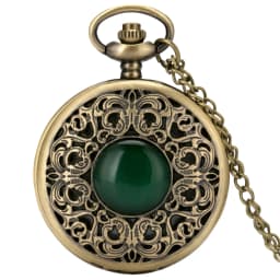Hot Vintage Quartz Analog Pocket Watch Gift Unisex Arabic Numerals Dial Retro Pendant Necklace Pendant Clock Women Timepiece