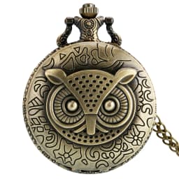 Hot Vintage Quartz Analog Pocket Watch Gift Unisex Arabic Numerals Dial Retro Pendant Necklace Pendant Clock Women Timepiece