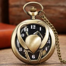 Vintage Bull Head Hollow Cover Quartz Pocket Watch Steampunk Souvenir Pendant Necklace  Chain Gifts for Men Women Drop Shipping