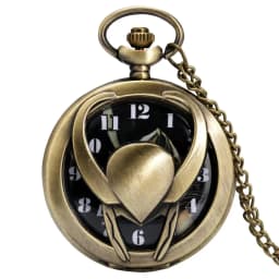 Vintage Bull Head Hollow Cover Quartz Pocket Watch Steampunk Souvenir Pendant Necklace  Chain Gifts for Men Women Drop Shipping
