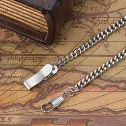 New OYW Brand Stainless Steel Men Fashion Casual Pocket Watch Skeleton Dial Silver Hand Wind Mechanical Male Fob Chain Watches