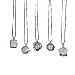 Retro Silver Pocket Watch,Pendant Necklace,Women's Niche High-End Sense,Unique Long Sweater Chain Watch,2026 New Accessories