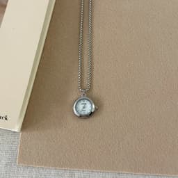 Retro Silver Pocket Watch,Pendant Necklace,Women's Niche High-End Sense,Unique Long Sweater Chain Watch,2026 New Accessories