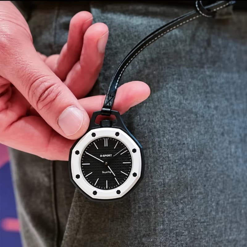 New Octagon Quartz Pocket Watch Hot Stylish Pendant Watch With Lanyard Fashion Hanging Necklace Watch Men Women Decor Clock