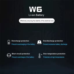ANYSECU W6 4200mAh Battery For W6 Walkie Talkie Phone Zello PTT Moblie Phone