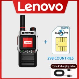 Lenovo SmartPTT CL-720 3.5 Inch 4G POC Radio Dual SIM Card Two-Way Walkie Talkie 5000km Global Coverage National