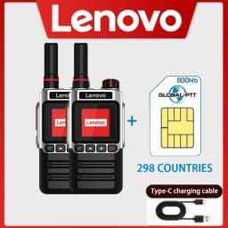 Lenovo SmartPTT CL-720 3.5 Inch 4G POC Radio Dual SIM Card Two-Way Walkie Talkie 5000km Global Coverage National