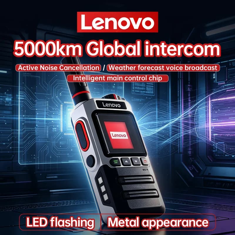 Lenovo SmartPTT CL-720 3.5 Inch 4G POC Radio Dual SIM Card Two-Way Walkie Talkie 5000km Global Coverage National