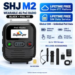 Analog Two Way Radio 4800mAh Walkie Talkie with Shortwave LW MW SW, Air Band AM, NOAA, FM, USB LSB CW, 960 Channel, VOX, Frequen
