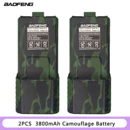 Baofeng UV-5R Battery 3800mAh Walkie Talkie Enlarge Battery 1800mAh BL-5 For UV5RT UV5R UV5RE UV5RA Two Way Radio Power Provider
