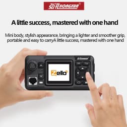HONGXUN Zello POC Mini Car Radio 4G Network Vehicle Walkie Talkie Dual PTT Vehicle Two Way Radio