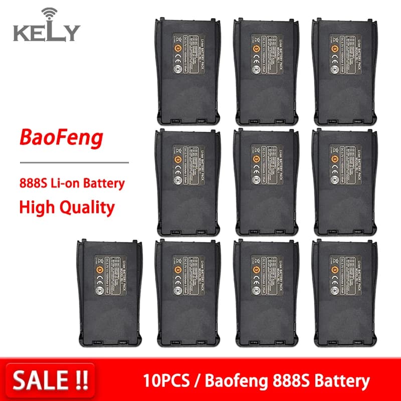 Baofeng Walkie Talkie BF-888S Battery BL-1 1500mAh BF-666S BF-C1 Compatible with BF-777S RT21/H777S/RT24V Two-way Radio Battery