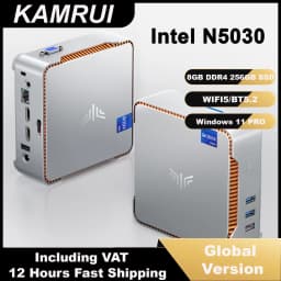 KAMRUI Mini PC Intel N5030 Up to 3.1GHz 8GB DDR4 512GB M.2 SSD 4K Triple Screen Mini Desktop Computer with UHD Graphics 605 Home