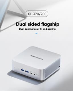MINISFORUM AI X1 Mini PC AMD Ryzen AI 9 HX 470 HX370 Ryzen 7 255 Dual DDR5 M.2 PCIe4.0 NVMe USB4 OCuLink Barebone Mini Computer