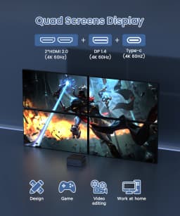 Texhoo AMD Ryzen7 8845HS 8745HS 7840HS 5.1GHz Gaming MINI PC 16GB DDR5 RAM 512G SSD WIFI6 BT5.2 Gaming PC Diy Gaming Computer