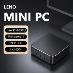 2026 Mini PC Gamer Computer Intel Core i7-8650U 32GB RAM 1/2TB SSD FHD Bluetooth WiFi6 TYPE-C Windows 11 Gaming Office 4K HDMI