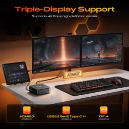 ACEMAGIC AMD Ryzen 5 7430U 16Gb/32Gb Ram 512Gb Ssd Windows 11 Pro Mini Pc (Air Cooling Windows 11 Pro 6C/12T 4K Uhd Wi-Fi 6 Bluetooth 5.2 Gigabit Lan)
