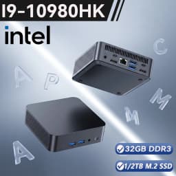2026 Mini PC Intel Core I9 10980HK Windows 11 Gaming Computer Desktop PC RAM 32GB SSD 2TB WiFi6 BT5.0 Portable Gamer PC