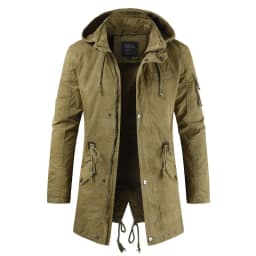 Men Winter Warm Hoody Parkas Mens Fleece Windbreaker Work Clothes Men's Military Tactical Coat Multi Pocket Cargo Bomber Jackets