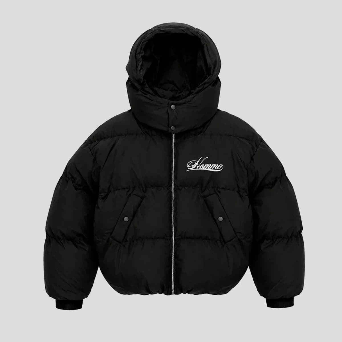 New Europe American Men Thick Hooded Jacket Casual Warm Coat Wear Autumn Winter Fashion Trend Versatile Windproof Cotton Parkas