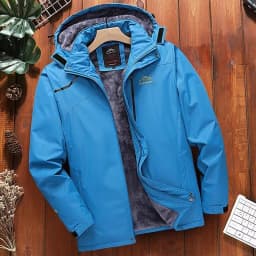 Big Size 9XL Men's Waterproof Parka Hooded Fleece Winter Jacket Male Plus Large Work Snow Thick Warm 5XL Fat Heavyweight Fishing