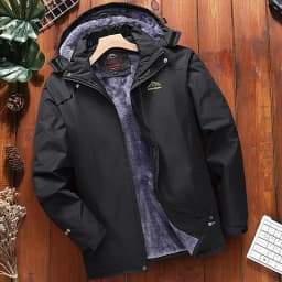 Big Size 9XL Men's Waterproof Parka Hooded Fleece Winter Jacket Male Plus Large Work Snow Thick Warm 5XL Fat Heavyweight Fishing