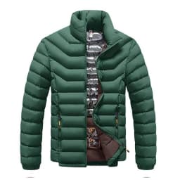 Winter Men's Warm Padded Jackets Fashion Men Stand Collar Cotton Thermal Parkas Coats Men Thicken Windbreaker Jackets Clothing