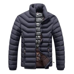 Winter Men's Warm Padded Jackets Fashion Men Stand Collar Cotton Thermal Parkas Coats Men Thicken Windbreaker Jackets Clothing