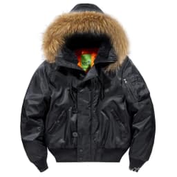 Military Fur Collar Hood Warm Tactical Bomber Winter Jackets Men Hooded N2B Outwear Coats Windproof Flight Pilot Jackets