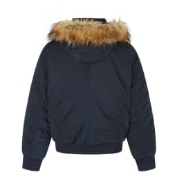 PFHQ Hooded Faux Fur Collar Male Padded Jacket Metal Button Rib Cuff Hem Loose Warm Winter Men Streetwear Coat 21P5311