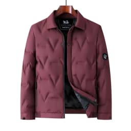 New Autumn/Winter Solid Color Windproof Thickened Warm Cotton Jacket Men's Casual Loose Sports Plus Size High Quality Outerwear